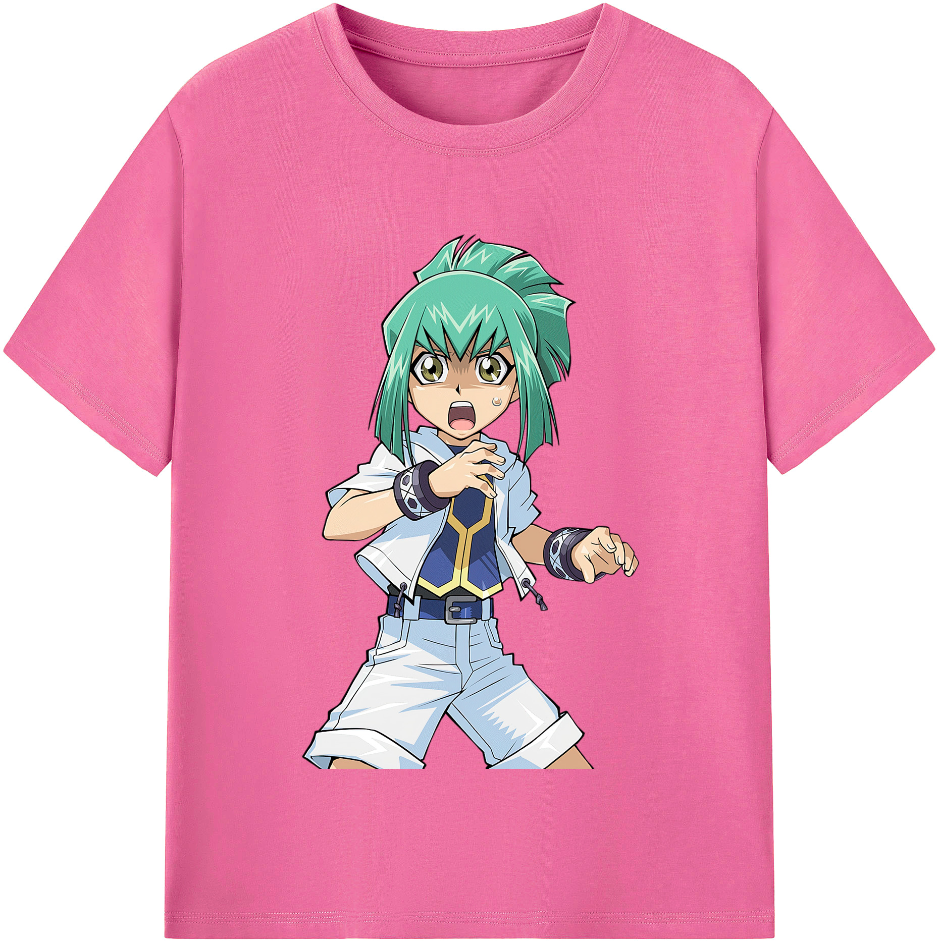 （画像用） 遊☆戯☆王 Yu-Gi-Oh! レディースカジュアルプリントTシャツ（綿100％）